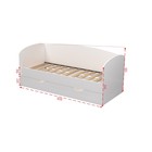 Кровать «Бейли», 700 × 1600 мм, с ортопедическим основанием, цвет белый - Фото 3