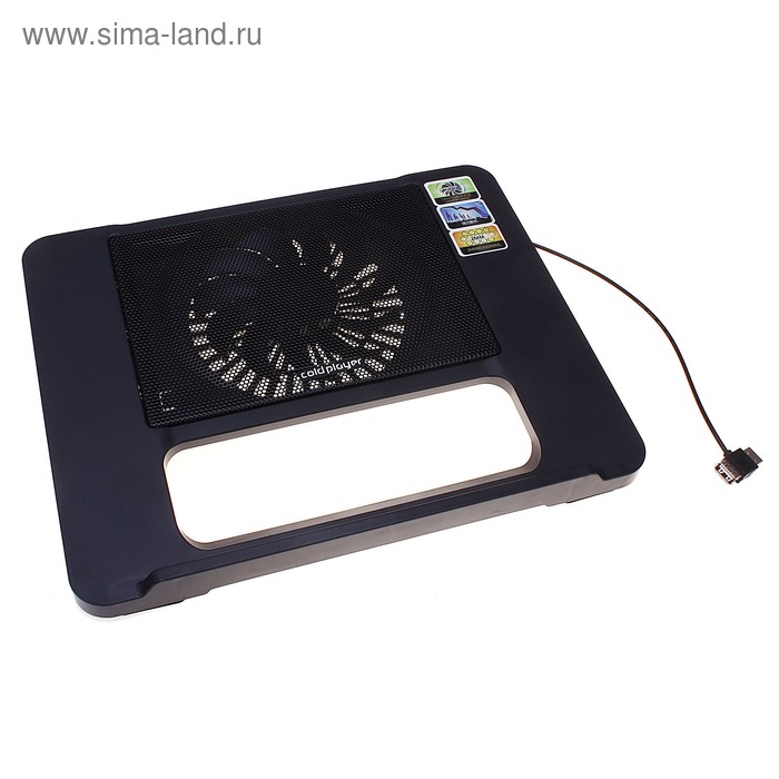 Подставка для охлаждения ноутбука CP-835, 33*27, 1 кулер, пластик, металл  IS750 - Фото 1