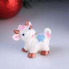 Свеча декоративная "Бычок со снежинкой", микс, 7,5×4×6,2 см - Фото 4