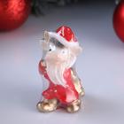 Свеча декоративная "Бычок- Дед Мороз", микс, 6×6,5×10 см - Фото 4