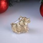 Свеча декоративная "Золотой бычок", золотая, 6×4,5×6 см - Фото 4