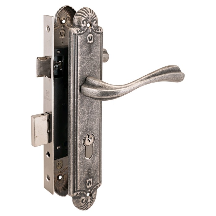 Замок врезной с ручками 