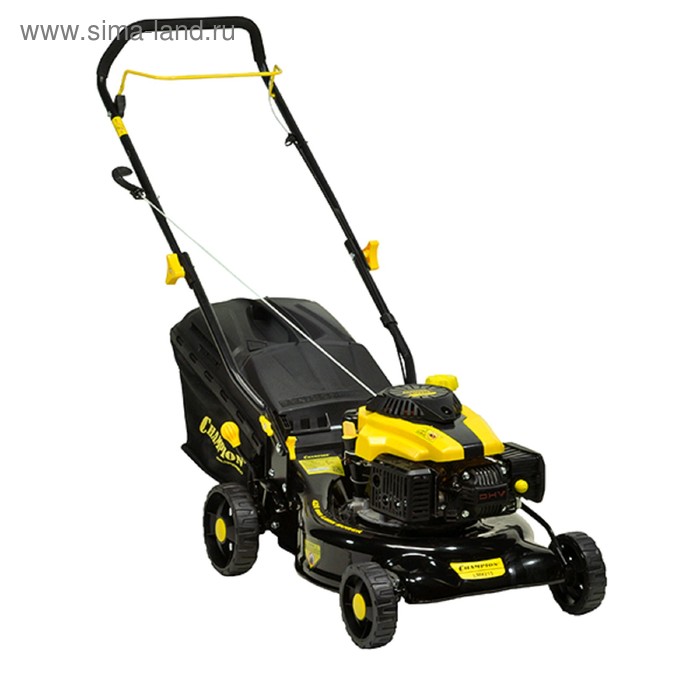 Газонокосилка CHAMPION LM4215, 2 л.с., 1.5 кВт, шир./выс. 420/25-70 мм, 40 л, ручной старт - Фото 1
