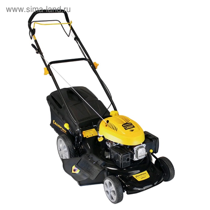 Газонокосилка CHAMPION LM4627, самоходная, 3.5 л.с., 2.6 кВт, шир./выс. 460/25-75 мм, 60 л - Фото 1