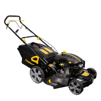 Газонокосилка CHAMPION LM5345, самоходная, 6 л.с., 4.4 кВт, шир./выс. 530/25-75 мм, 75 л