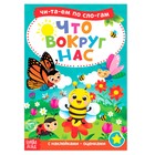 Книга с наклейками «Читаем по слогам. Что вокруг нас», 12 стр. - Фото 1