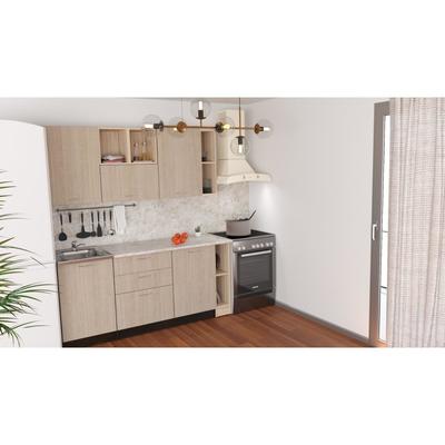 Кухонный гарнитур прямой «Надежда макси 4», 1800 мм, цвет карамель/венге