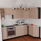 Кухонный гарнитур угловой «Надежда прайм 5», 2300×1500 мм, цвет карамель/венге - Фото 1