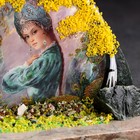Сувенир-скол "Царица", змеевик, каменная крошка - Фото 7