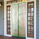 Сетка антимоскитная на магнитах «На полянке», 90×210 см, цвет зелёный - Фото 1