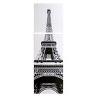 Модульная картина "Эйфелева башня" (3-35х35) 35х105 см - фото 2583260