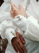 Брошь «Скрипичный ключ» классика, чёрная в золоте - Фото 5