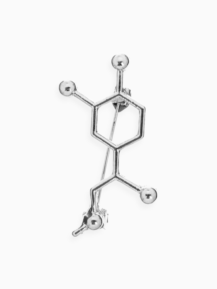 Брошь «Молекула», цвет серебро - Фото 1