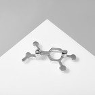 Брошь «Молекула», цвет серебро - Фото 2