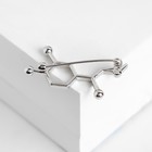 Брошь «Молекула», цвет серебро - Фото 3