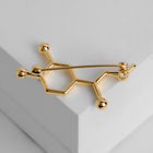 Брошь «Молекула», цвет золото - Фото 2