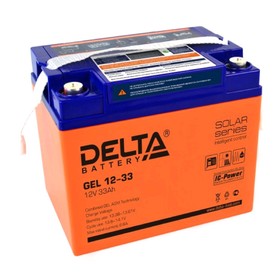 

Аккумуляторная батарея Delta GEL 12-33, 12 В, 33 А/ч