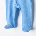 Комбинезон «Зайка», цвет голубой, рост 62 - фото 24377736