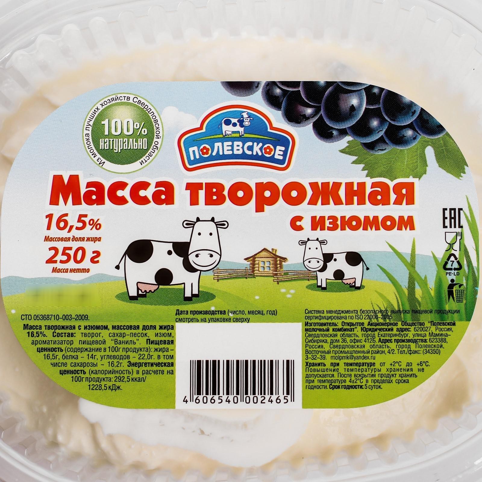 Творожная Масса С Изюмом Фото