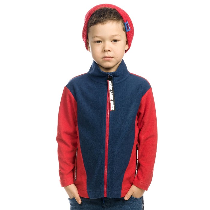 Куртка для мальчиков, рост 92 см, цвет красный