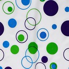 Штора для ванной Доляна «Круги», 180×180 см, PEVA - Фото 2