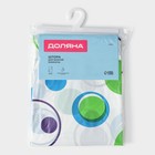 Штора для ванной Доляна «Круги», 180×180 см, PEVA - Фото 6