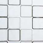 Штора для ванной комнаты Доляна «Квадраты», 180×180 см, PEVA - Фото 2