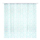 Штора для ванной комнаты Доляна «Мозаика», 180×180 см, PEVA, цвет голубой - Фото 1
