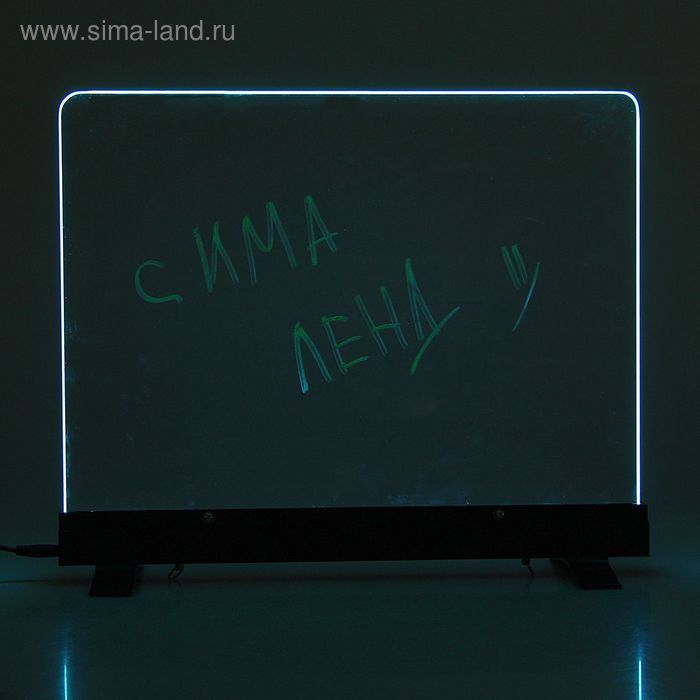 Вывеска светодиодная D-998, на ножке 240V под фломастер - Фото 1