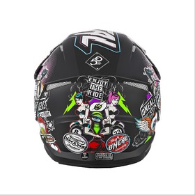 

Шлем кроссовый 3SERIES CRANK 2.0, глянец, красный, зелёный, M