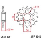 Звезда ведущая, JT 1340.18, цепь 530, 18 зубьев - Фото 2