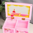 Музыкальная шкатулка «Шкафчик модницы», пластик, 18×18×12 см - Фото 3