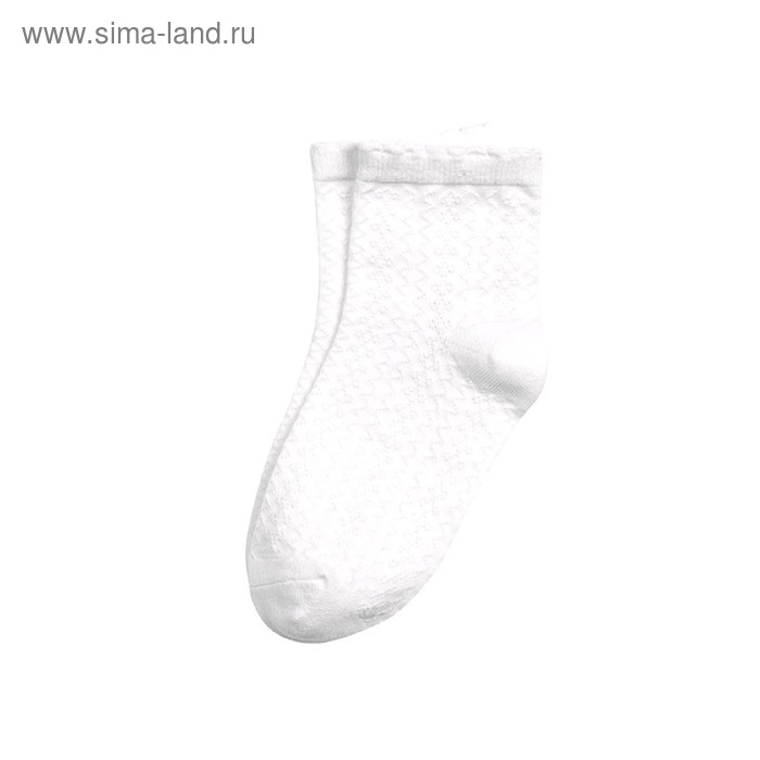 Носки детские, размер 16-18, цвет белый - Фото 1
