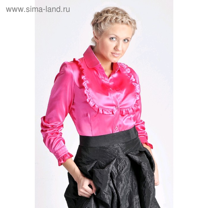 Блузка Setty's collection, размер 50, цвет розовый - Фото 1