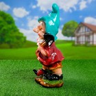 Садовая фигура "Гном с фруктами" 14х23х42см - Фото 2