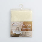 Штора для ванной «Бриллиант», 180×180 см, полиэстер, цвет слоновой кости - фото 33764677