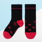 Набор носков "Человек-Паук" 2 пары, красный/чёрный, 14-16 см - Фото 3