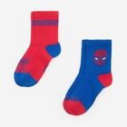 Набор носков "Человек-Паук" 2 пары, красный/синий, 16-18 см - Фото 5