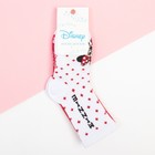 Набор носков "Minnie", Минни Маус 2 пары, цвет красный/белый, 16-18 см - Фото 4