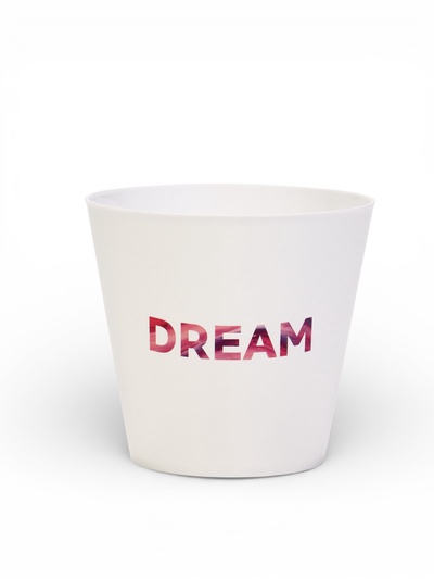 Набор кашпо 3 в 1 Dream, enjoy, love, тиснение, 0.8 л, 11×12 см