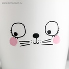 Кашпо для цветов «Мордочка», 800 мл, d=11 см, h=12 см, пластиковое (2 шт) - фото 809296833