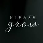 Кашпо для цветов «Please grow», 0,8 л, 11 х 12 см - Фото 3