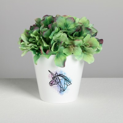 Кашпо для цветов «Единорог», 0,8 л, 11 х 12 см