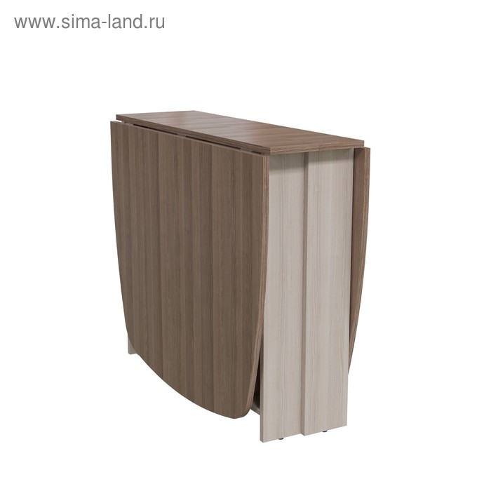 Стол книжка 880х300/900/1700/2280х740 Ясень шимо темный/светлый - Фото 1