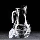 Набор питьевой с гравировкой «Флора», 7 предметов: графин 1 л, стаканы 230 мл, 6 шт - фото 4306194