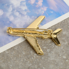 Брошь «Самолёт» на взлёт, цвет радужный в золоте - Фото 2