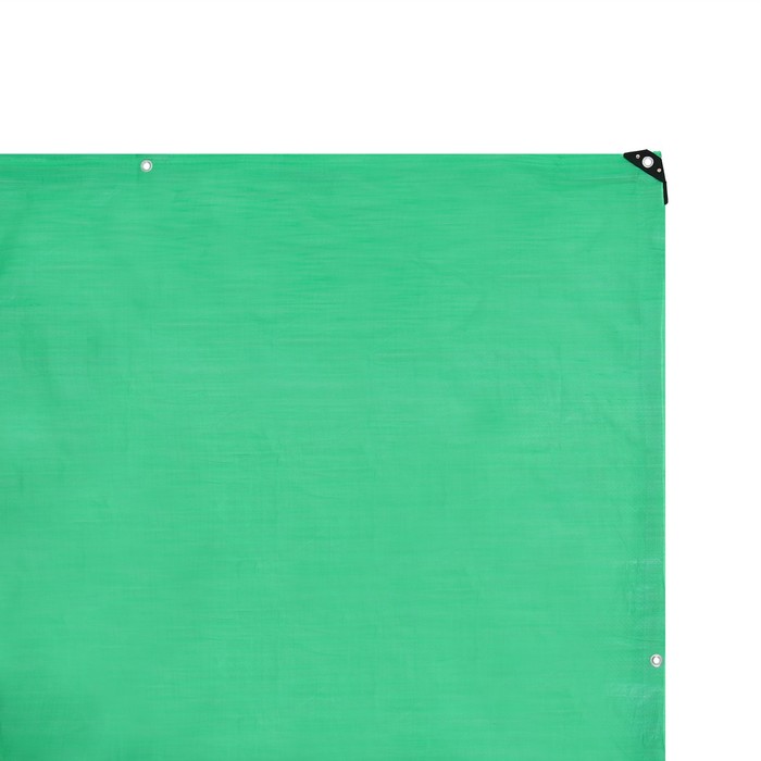 Тент защитный, 8 × 6 м, плотность 120 г/м², УФ, люверсы шаг 1 м, зелёный - фото 1899778769