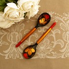 Ложка деревянная «Хохлома», маленькая, традиционная роспись - Фото 2