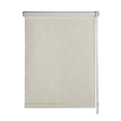 Рулонная штора блэкаут «Венеция», 100×160 см, цвет белое золото