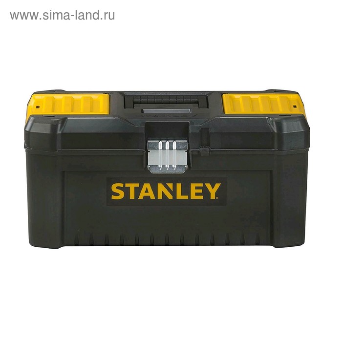 Ящик для инструментов Stanley STST1-75518, 16", рукоятка пластик, замки металл - Фото 1